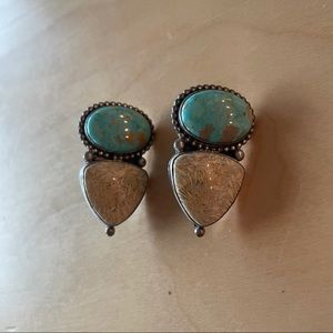 Turquoise earrings